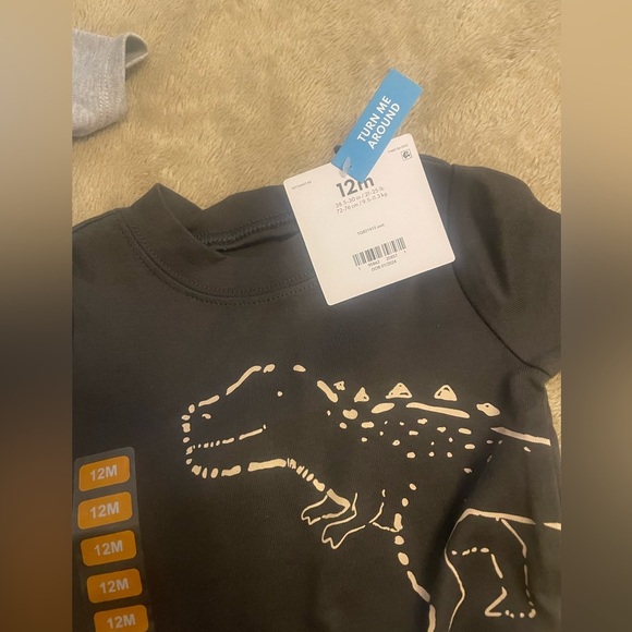 Baby boy three piece dinosaur set - Picture 5 of 6